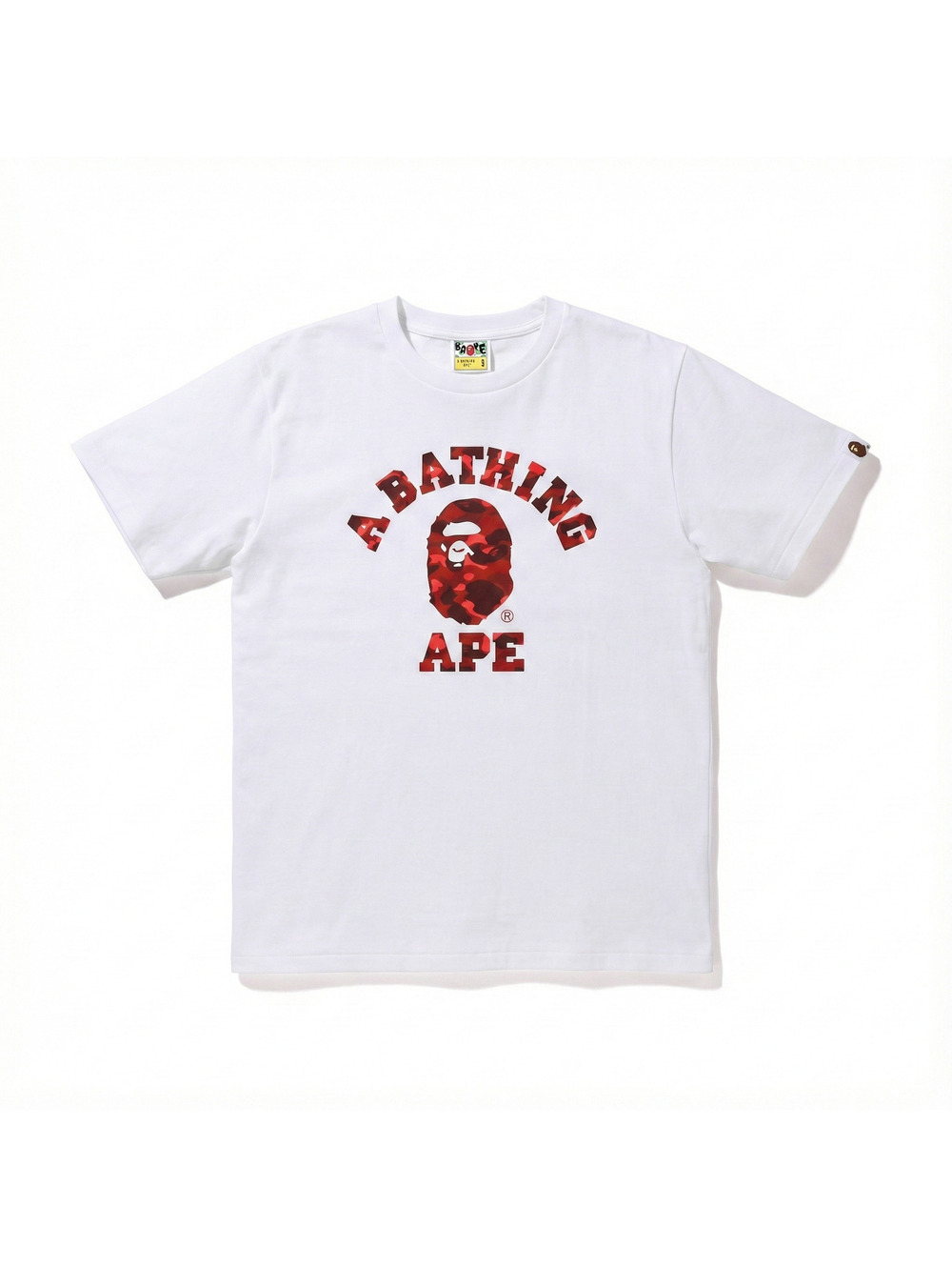 BAPE Color Camo College Tee - Red